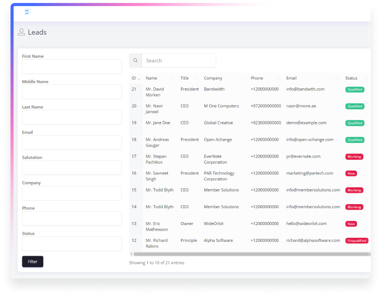 Streamline Lead Tracking